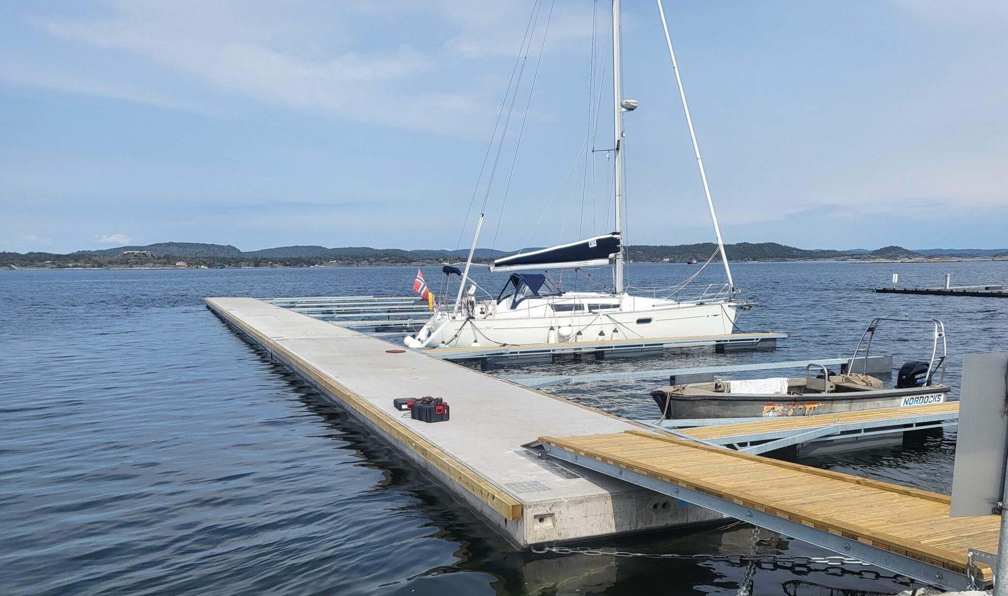 Tårnbrygga gjestehavn på Jomfruland